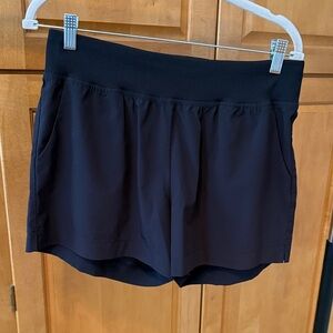 Calvin Klein Black Athletic Shorts with Wide Waistband